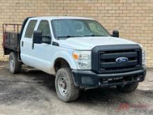 2011 FORD F-250 XL SUPER DUTY FLATBED TRUCK