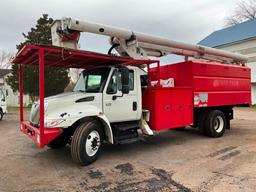 2006 INTERNATIONAL 75 FOOT ELEVATOR FORESTRY BUCKET TRUCK