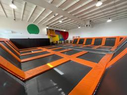 large trampoline system