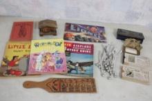 Advertising Lot Music Box, RR Box Car Seals