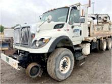 2008 INTERNATIONAL 7600 SBA6BA 6X4 GRAPPLE TRUCK/MATERIAL HANDLER, 15,843 h