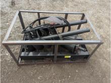 Agrotk Skid Steer Auger w/ 3 Bits, 14", 12", 6"