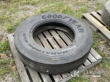 Used Goodyear Tire - 11R24.5 NOTE: This unit is being sold AS IS/WHERE IS via Timed Auction and is l