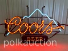 COORS NEON SIGN  **NO SHIPPING AVAILABLE**