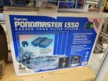 New Pondmaster 1350 Garden Pond Filter System