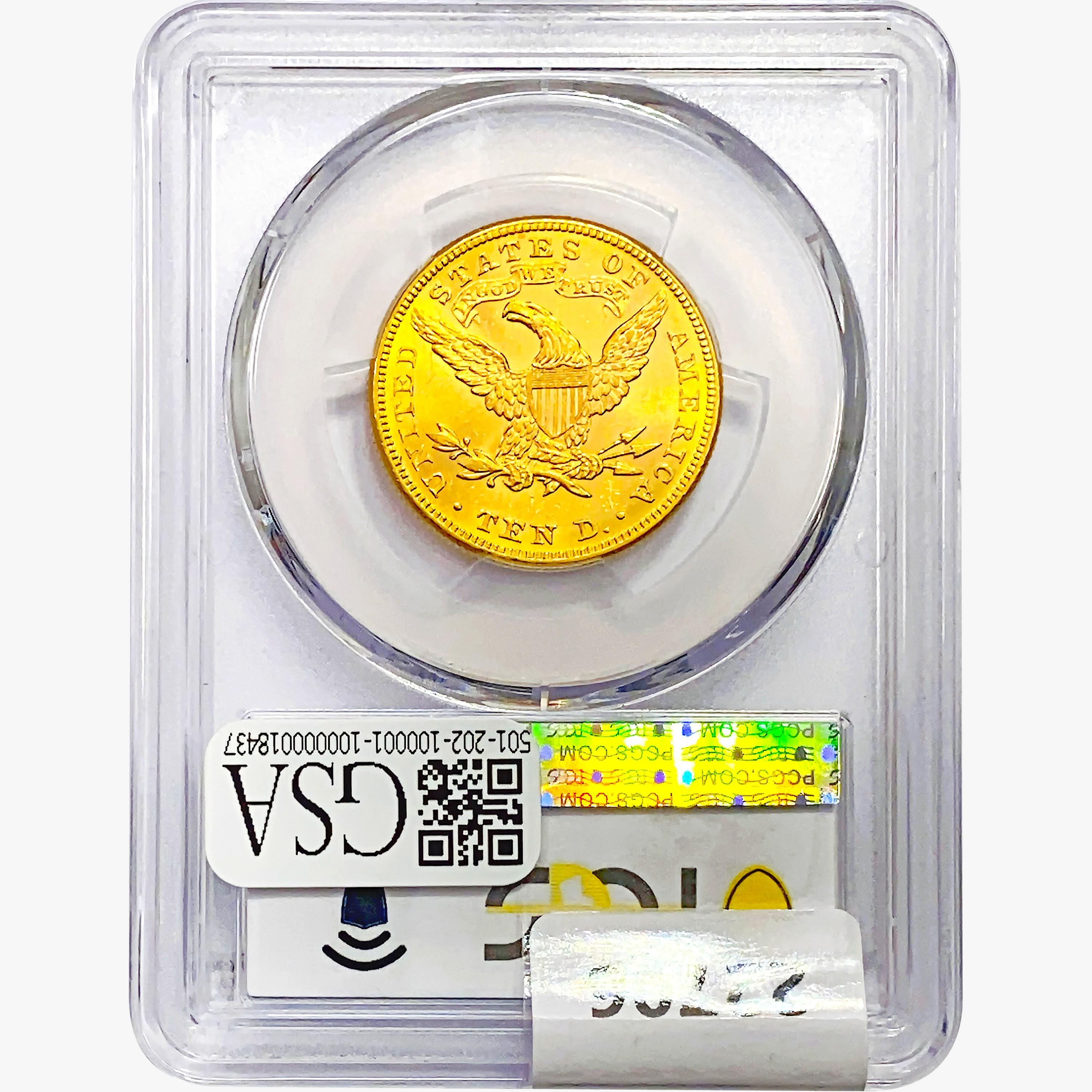 1883 $10 Gold Eagle PCGS MS62