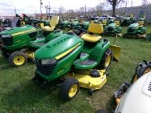 John Deere X580, 54'' Deck, 24 Hp. Kawasaki, 447 Hours, s/n 112622 w/Wheel