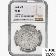 1895-O Morgan Silver Dollar NGC XF45