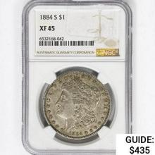 1884-S Morgan Silver Dollar NGC XF45