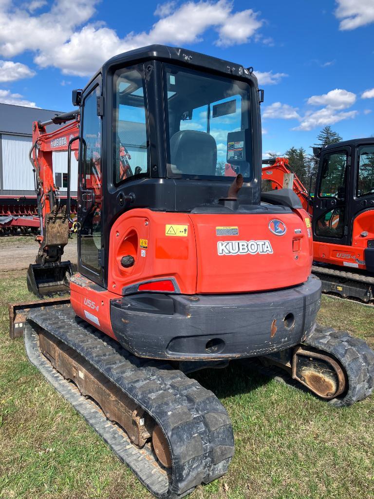 248 Kubota U55-4 Excavator w/ Hydraulic Thumb