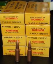 8 - 20 Rnd Boxes Norinco 7.62X39
