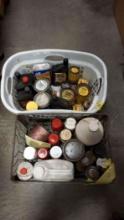 2 Baskets - Chemicals & Cleaning Supplies