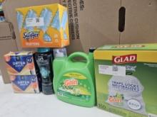 Misc. Cleaning & Laundry Swiffer, Dryer Sheets, Gain & More