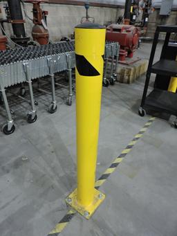 Lot of 3 SAFETY BOLLARDS (42" Tall) - Brand New, Never Installed - in Boxes