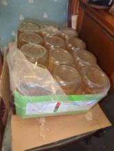 2 Boxes of Assorted Canning Jars, No Lids, What You See in the Photos is Exactly What You'll