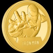 Marvel Iron Man 1oz Gold Coin