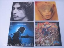 Four Vinyl Record Albums includes The Rolling Stones: Goats Head Soup, Elton John: Captain