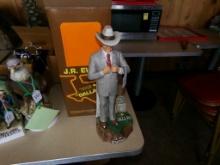 McCormick Straight Bourbon Whiskey J.R. Ewing ''Dallas'' Decanter