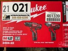 MILWAUKEE 2494-22 DRILL & IMPACT KIT