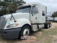 2017 INTERNATIONAL PROSTAR PLUS TANDEM AXLE  MID ROOF SLEEPER TRUCK