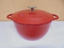 Pioneer Woman Porcelain Over Cast Iron Dutch Oven