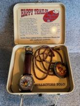 1994  COLLECTORS WATCH & BOLO - ROY ROGERS AND DALE EVANS WATCH SET - IN BOX