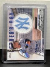 Aaron Judge 2023 Topps Father's Day Commemorative Team Patch Insert #FD-AJU