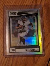 2022 Panini Score Malik Willis RC Silver Prizm HOLO #SP-305 Titans Rookie