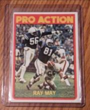 Ray May ROOKIE CARD "Pro Action" 1972 Topps #262 Baltimore Colts (RC) VINTAGE
