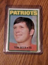 1972 TOPPS Tom Beer football card #203