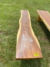 Wooden bench