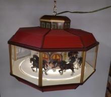 Budweiser Clydesdale Revolving Advertising Light