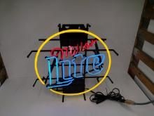 Miller Light Neon Advertising Sign