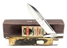 Schatt & Morgan Stag Swing Guard Lockback Knife