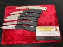 Assortment of Case XX Pen Knives, 4x 059L SS, 1x 225L SS, 1x 41059 L SSP