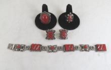 1940s Diaz Santoyo CJB Sterling Jewelry Set