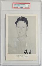 RARE PSA 1.5 1962 YANKEES TEAM ISSUE WHITEY FORD OVERSIZED CARD