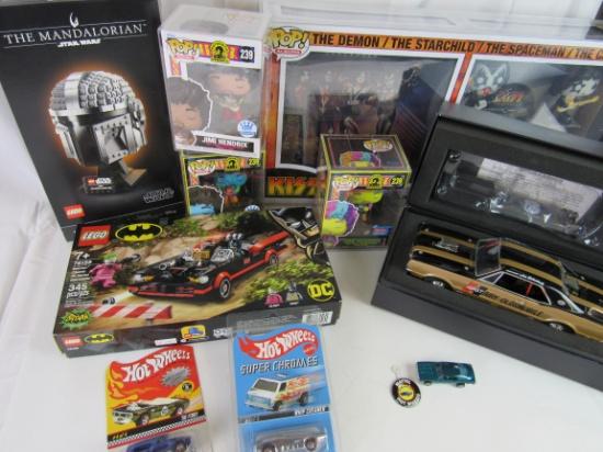 Huge Toy Auction Diecast, Lego, Funko Hot Wheels++