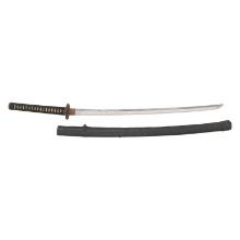 An Interesting Edo-Period Japanese Katana with 39-Character Tameshi Giri (Cutting Test) Mei