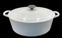 LeCreuset Oval Dutch Oven #31 - 15 1/4 Handle to