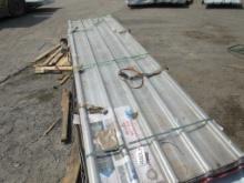 12' x 3' Clear Polycarbonate Roof Panel