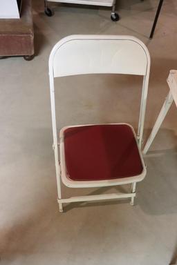 Vintage Child's Metal Table with Chairs