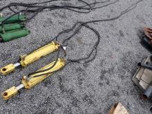 (2) Yellow Cylinders & Hoses