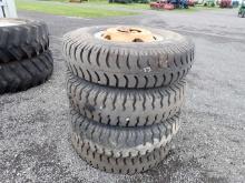 (4) 1200/20 Tires & Rims