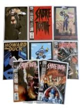 Comic Book X-Men 7, Twig 1, Howards Duck 1, Captain Carter, Sabretooth Lot 7 VF