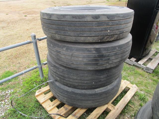 (7) Truck 11R24.5 Tires