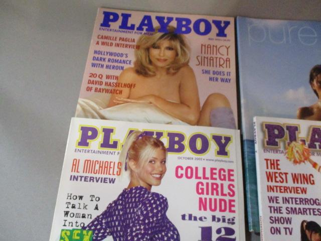 9 Vintage Playboy Magazines