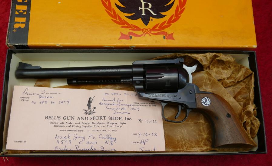 NIB Ruger Blackhawk 30 cal Carbine Revolver