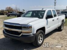 2017 Chevrolet Silverado 1500 4x4 Extended-Cab Pickup Truck Runs & Moves) (Body Damage, Check Engine