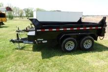 #1805 2019 SURE TRAC DUMP TRAILER ELECT HYD TANDEM AXLE 10' X 6' DUMP WITH